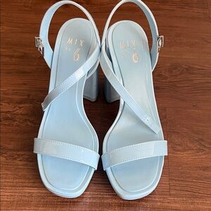 Mix No. 6 Sky Blue Heeled Sandals